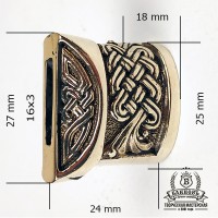 Гарда (Г-31) "Коса" без упора, латунь