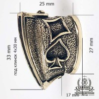 Гарда (Г-32) "Карти" велика, латунь