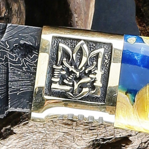 Гарда (Г-56) "Тризуб" ніж, латунь