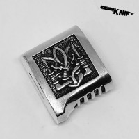 Гарда (Г-56) "Тризуб" ніж, біла бронза