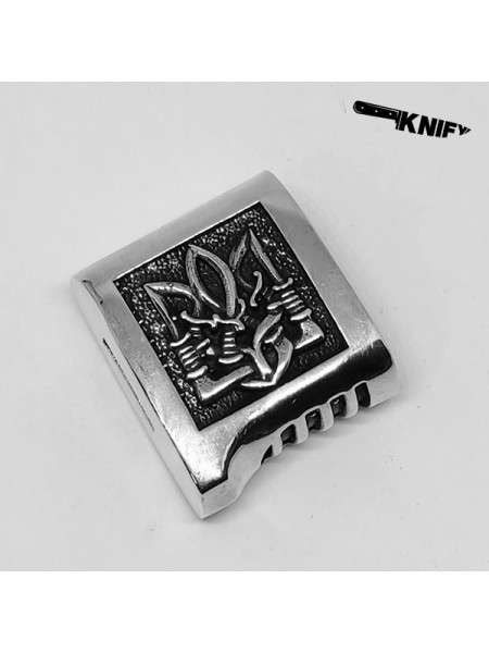 Гарда (Г-56) "Тризуб" ніж, біла бронза