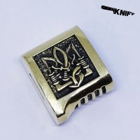 Гарда (Г-56) "Тризуб" ніж, латунь