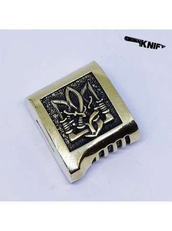 Гарда (Г-56) "Тризуб" ніж, латунь