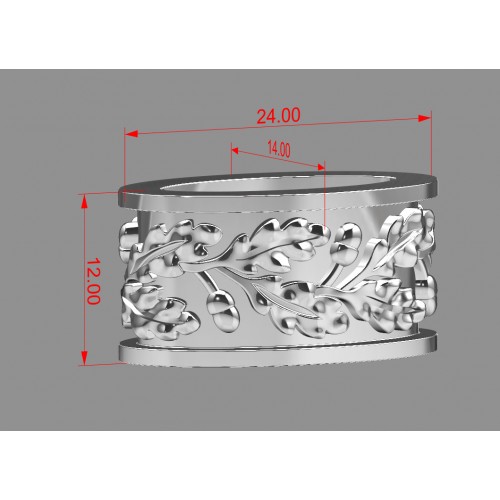 Проставка для хіршфангера (СХ-3) "Дубочки", латунь