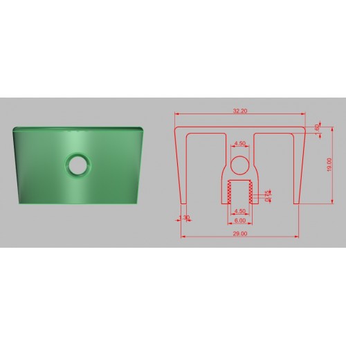 Кинжальная пара №6, белая бронза