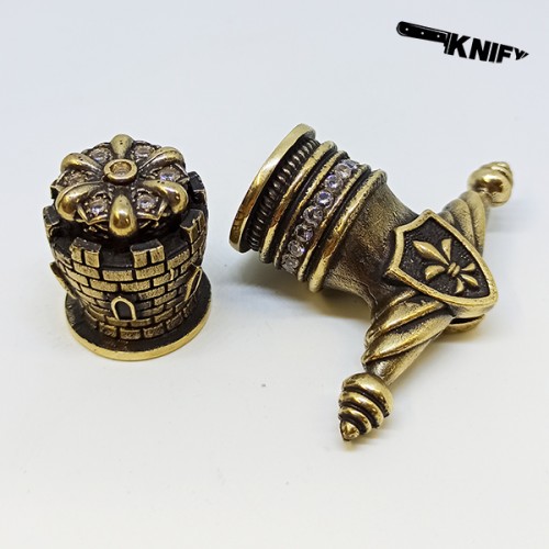 Кинжальная пара "Монарх" (бронза + белый цирконий) ПОД ЗАКАЗ