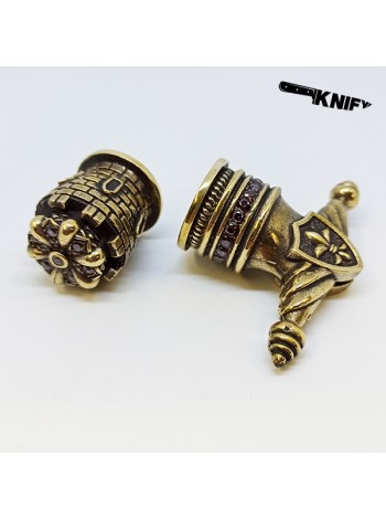 Кинжальная пара "Монарх" (бронза + винный топаз) ПОД ЗАКАЗ