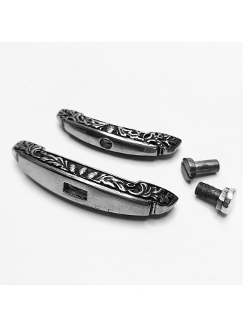 Кинджальна пара "СС" наградна з гвинтом, біла бронза