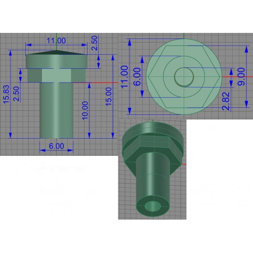 Кинджальна пара "СС" наградна з гвинтом, біла бронза