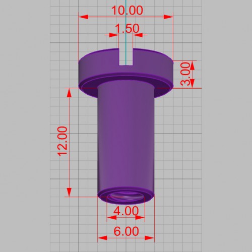Кинджальна пара "СС" гладка з гвинтом, біла бронза