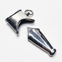 Комплект литва для ножен "СС", біла бронза