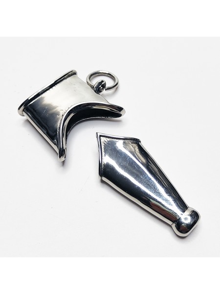 Комплект литва для ножен "СС", біла бронза