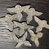 Накладка "пташка", біла бронза