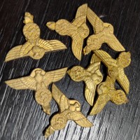 Накладка "пташка", латунь