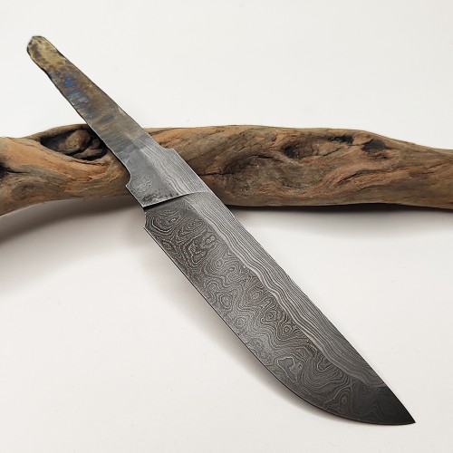 Клинок дамаск, №117 (2,6*25*122 мм)