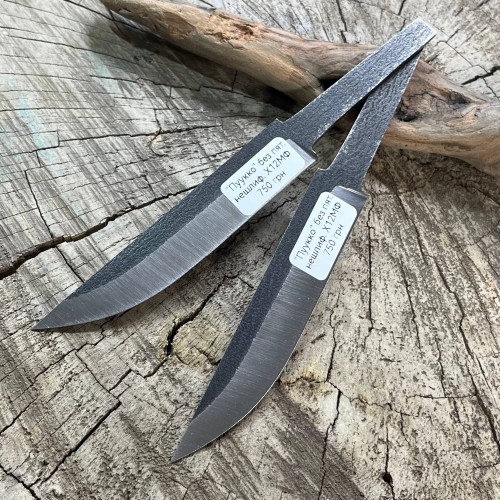 Клинок для фінки "ПУУККО", Х12МФ, НШ, без п'ятки