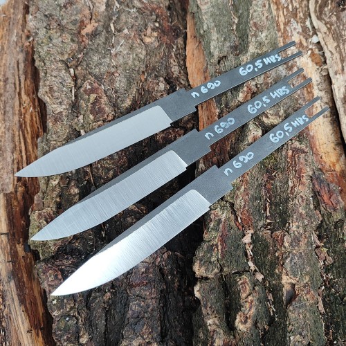 Клинок "Финка" 125 мм, N690, шагрень