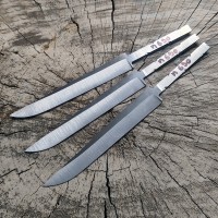 Клинок "Финка" 150 мм, N690 (маш. сатин)