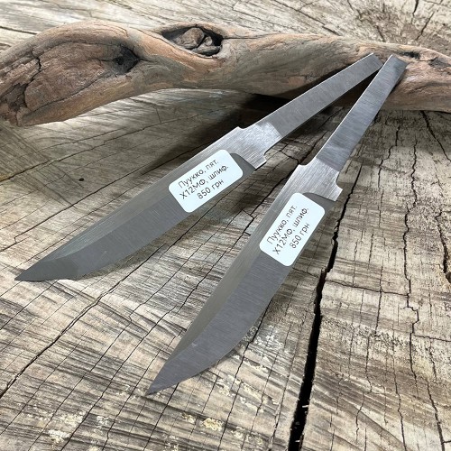 Клинок для фінки "ПУУККО", Х12МФ, з п'ятою, шлиф