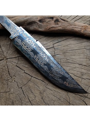 Клинок "A31" мозаичный дамаск премиум