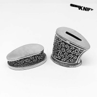 Ножевая пара №107, белая бронза