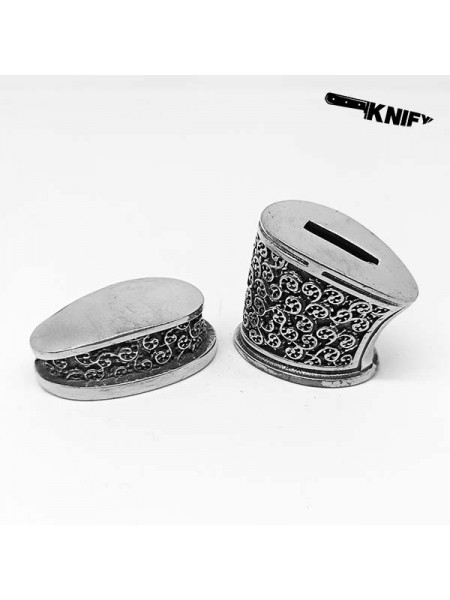 Ножевая пара №107, белая бронза