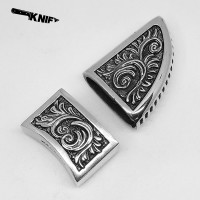 Ножны "Завитки", белая бронза