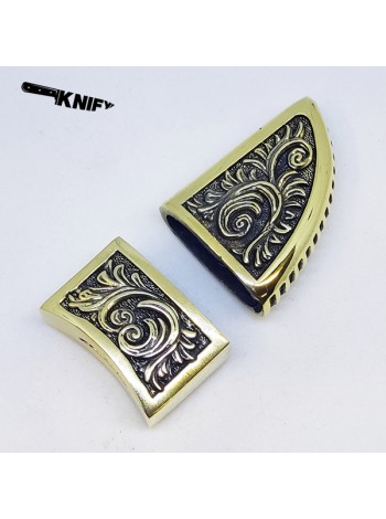 Ножны "Завитки", латунь