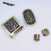 Ножова пара "Патріот" + намист., №1  (Г-56+Т-12-2), латунь