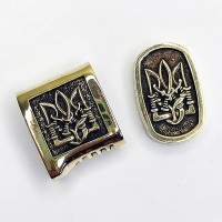 Ножова пара "Патріот" (Г-56+Т-12-2), №1, латунь