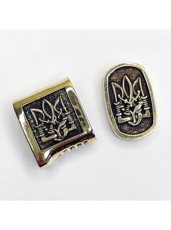 Ножова пара "Патріот" (Г-56+Т-12-2), №1, латунь