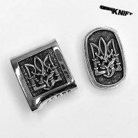 Ножова пара "Патріот", №1 (Г-56+Т-12-2), біла бронза