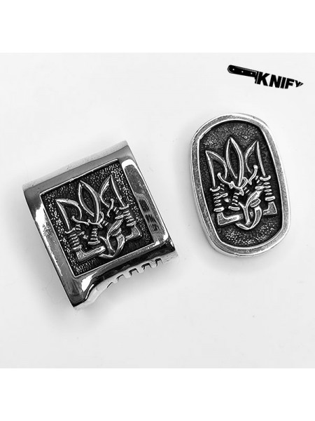 Ножова пара "Патріот", №1 (Г-56+Т-12-2), біла бронза