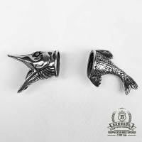 Ножевая пара №10 "Щука", белая бронза