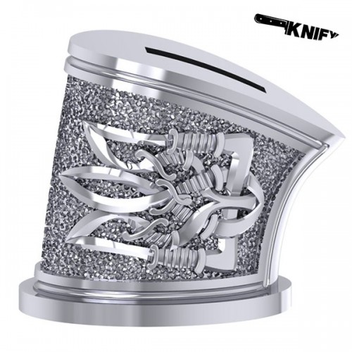 Ножова пара "Патріот", №3, біла бронза