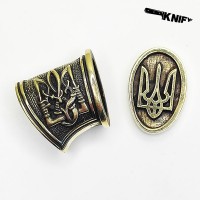 Ножова пара "Патріот", №3, латунь