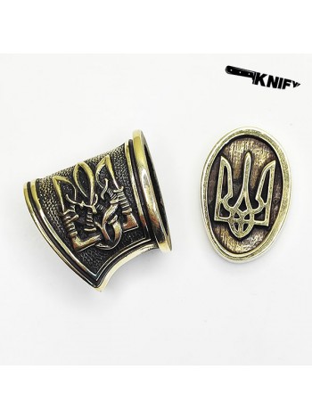 Ножова пара "Патріот", №3, латунь