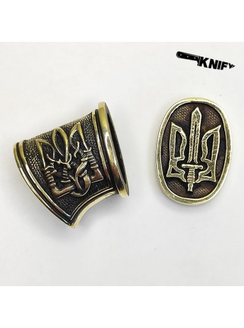 Ножова пара "Патріот", №4, латунь