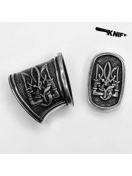 Ножова пара "Патріот", №2, біла бронза