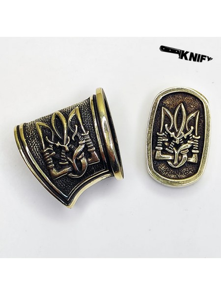 Ножова пара "Патріот", №2, латунь