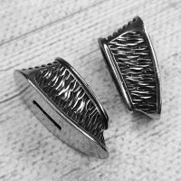 Ножова пара №115 "Шерсть", біла бронза