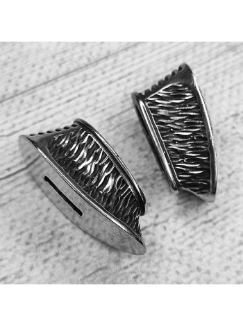 Ножова пара №115 "Шерсть", біла бронза