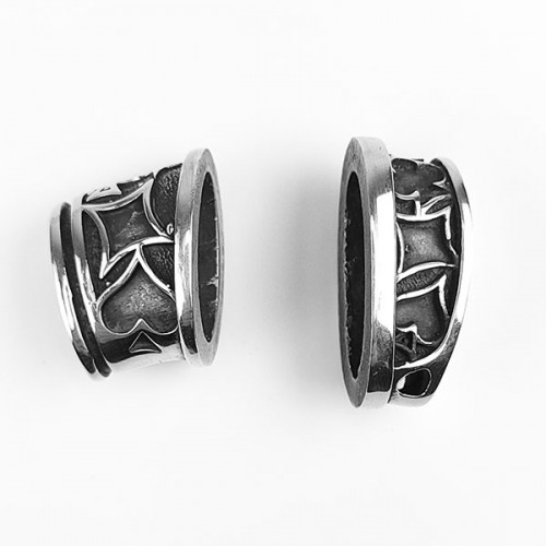 Ножова пара №116 "Карти", біла бронза