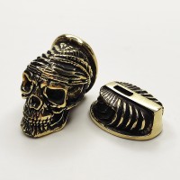 Ножова пара "Череп-2" №118, латунь