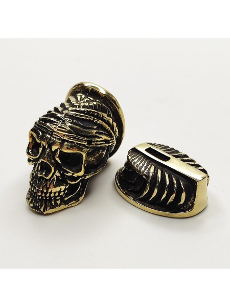 Ножова пара "Череп-2" №118, латунь