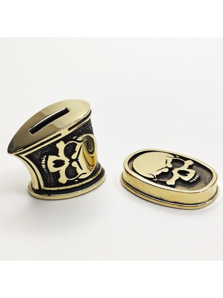 Ножова пара "Череп-3" №119, латунь