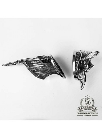 Ножевая пара №11 "Пират", белая бронза