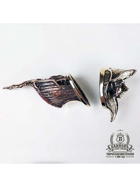 Ножевая пара №11 "Пират", латунь