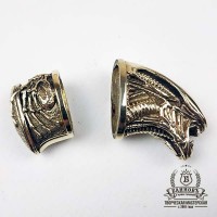 Ножевая пара №12 "Чужой", латунь