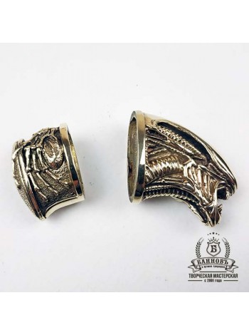 Ножевая пара №12 "Чужой", латунь